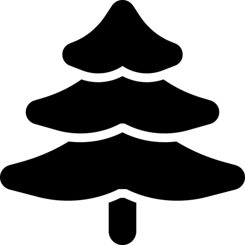 Christmas tree icon vector