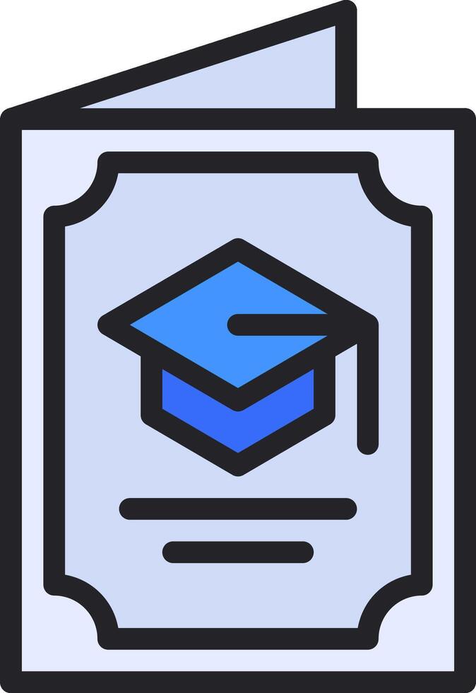 A graduation cap icon on a white background vector