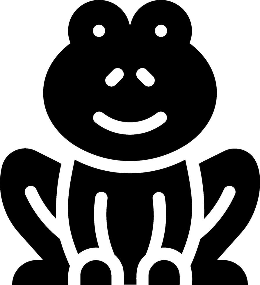 Frog icon illustration vector