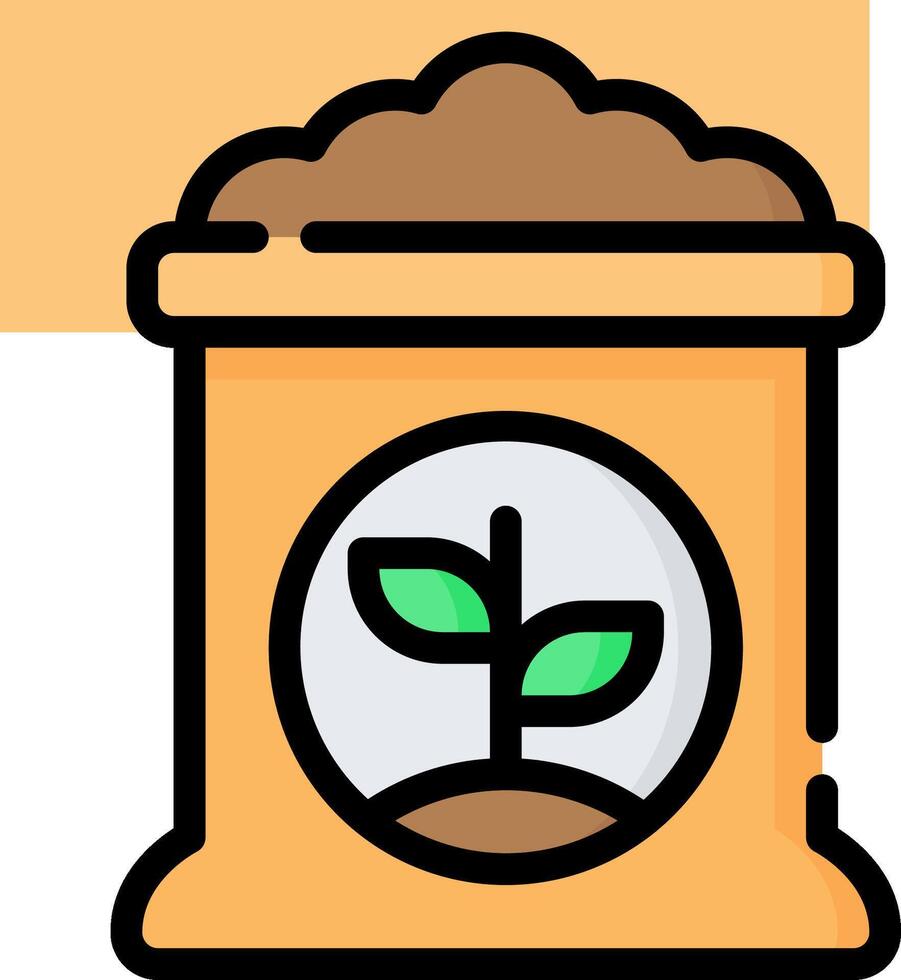 A plant in a jar with soil and a green leaf vector
