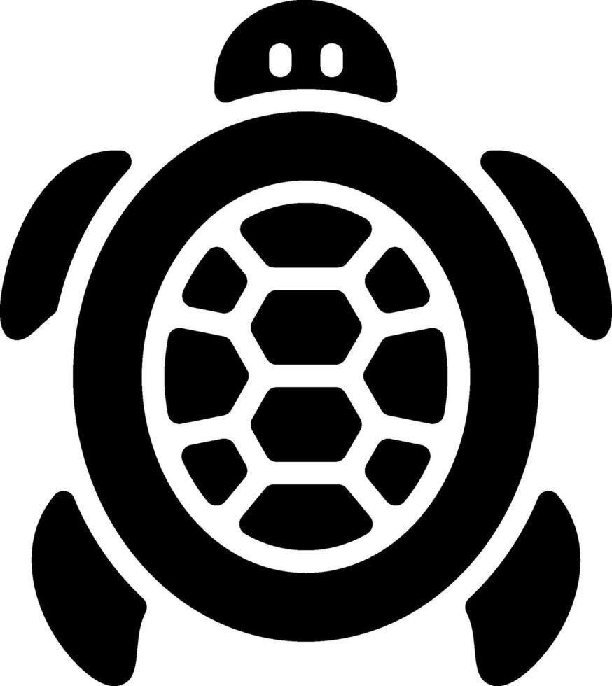 A turtle icon on a white background vector