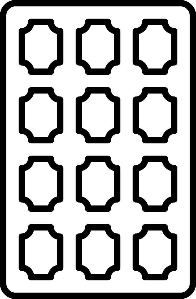 A square with black and white squares on it vector