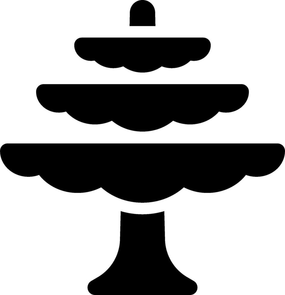 A black and white illustration of a tree vector