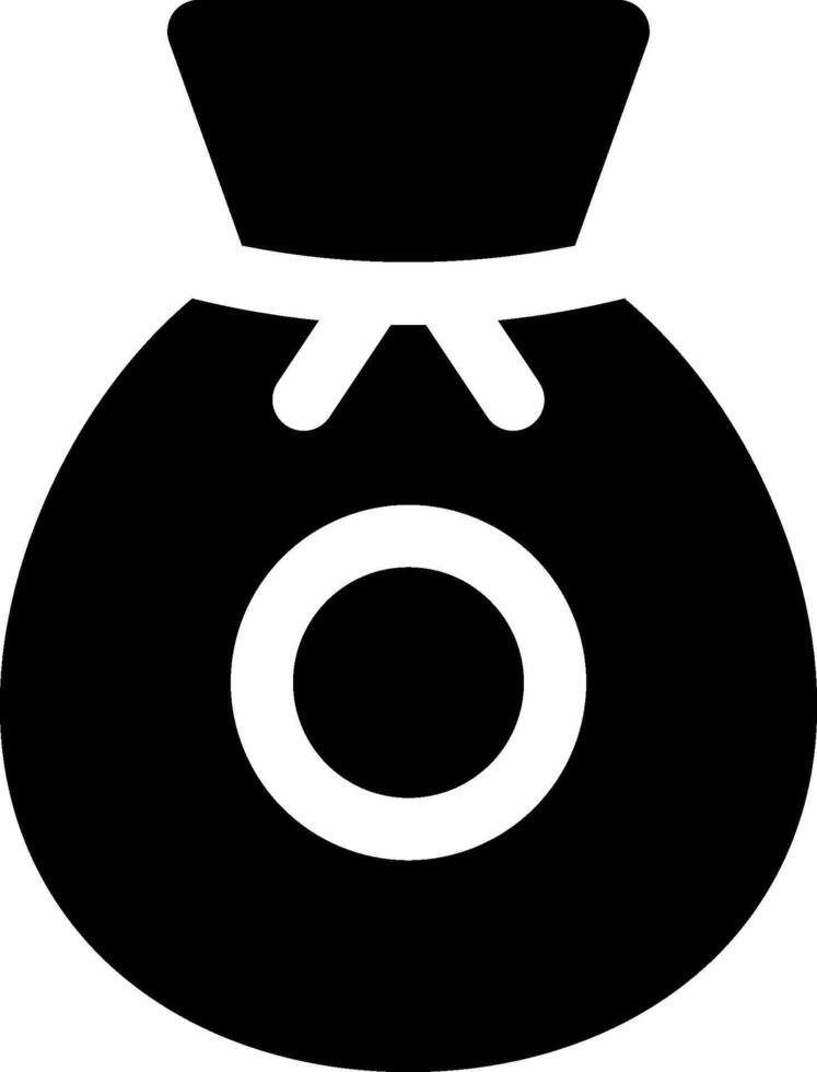 Money bag icon vector