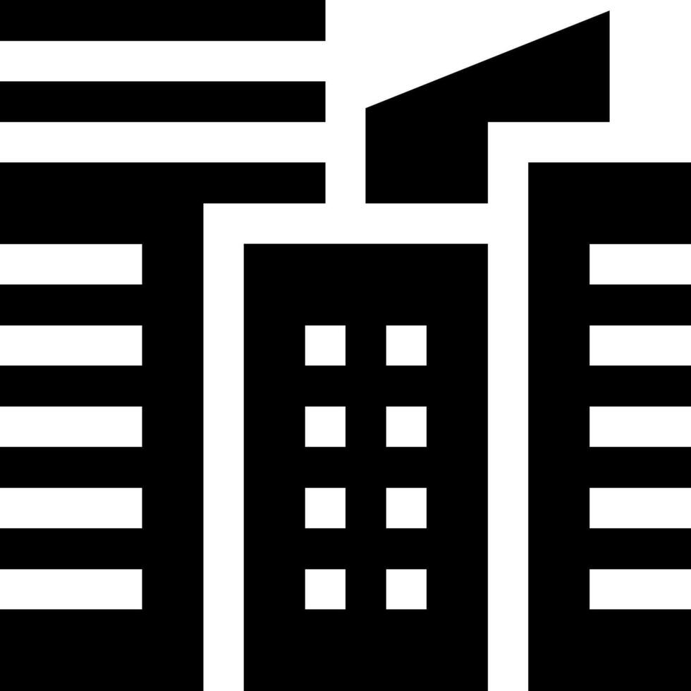 A black and white image of a building vector