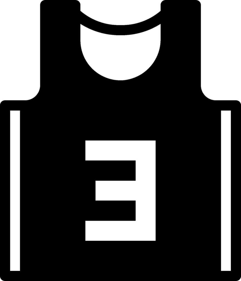 Basketball jersey icon vector