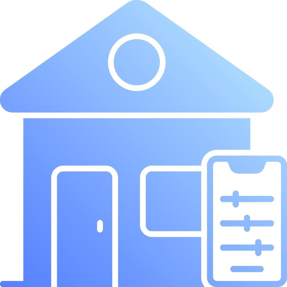 Home automation app icon vector