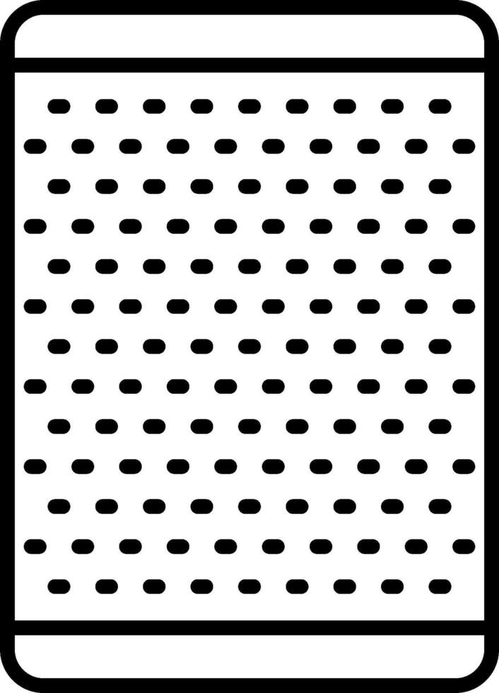 A black and white square with dots on it vector