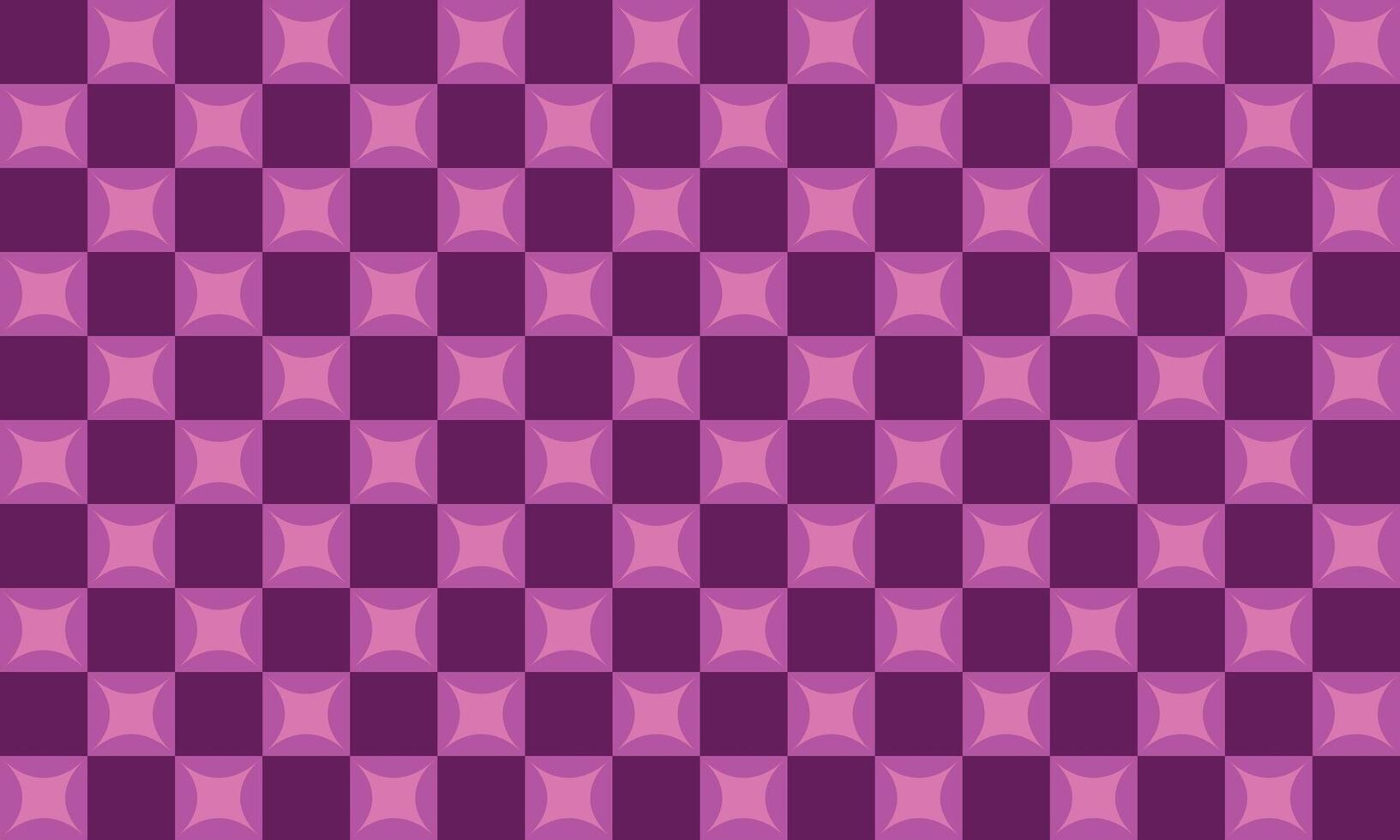 seamless pattern of purple and pink squares with simple star shapes, flat illustration style, graphic design, symmetrical composition, simple, minimalistic, geometric shapes vector