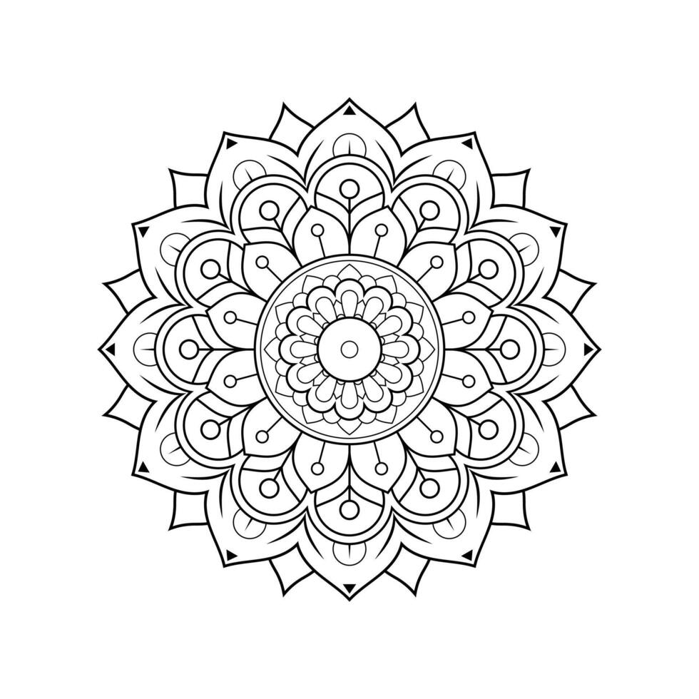 Abstract Mandala Design vector