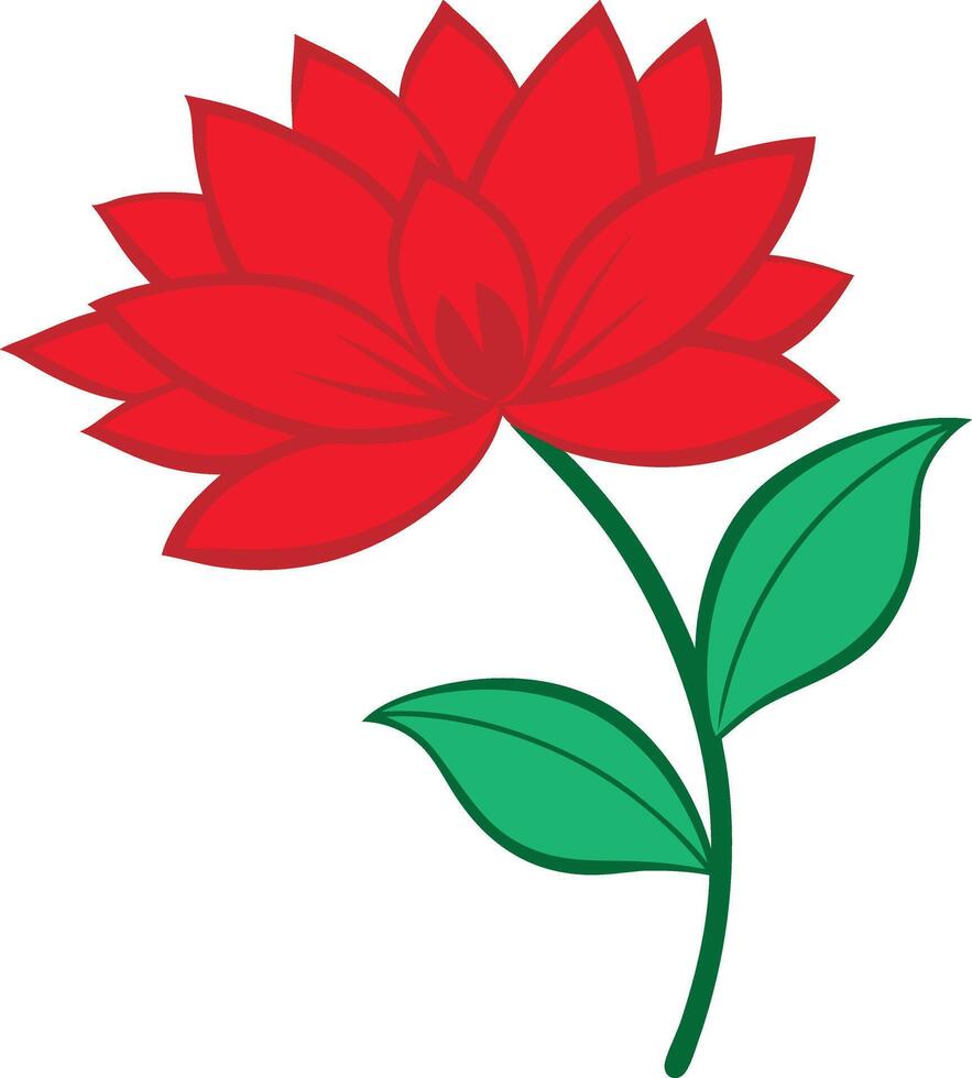 flowers on white background vector