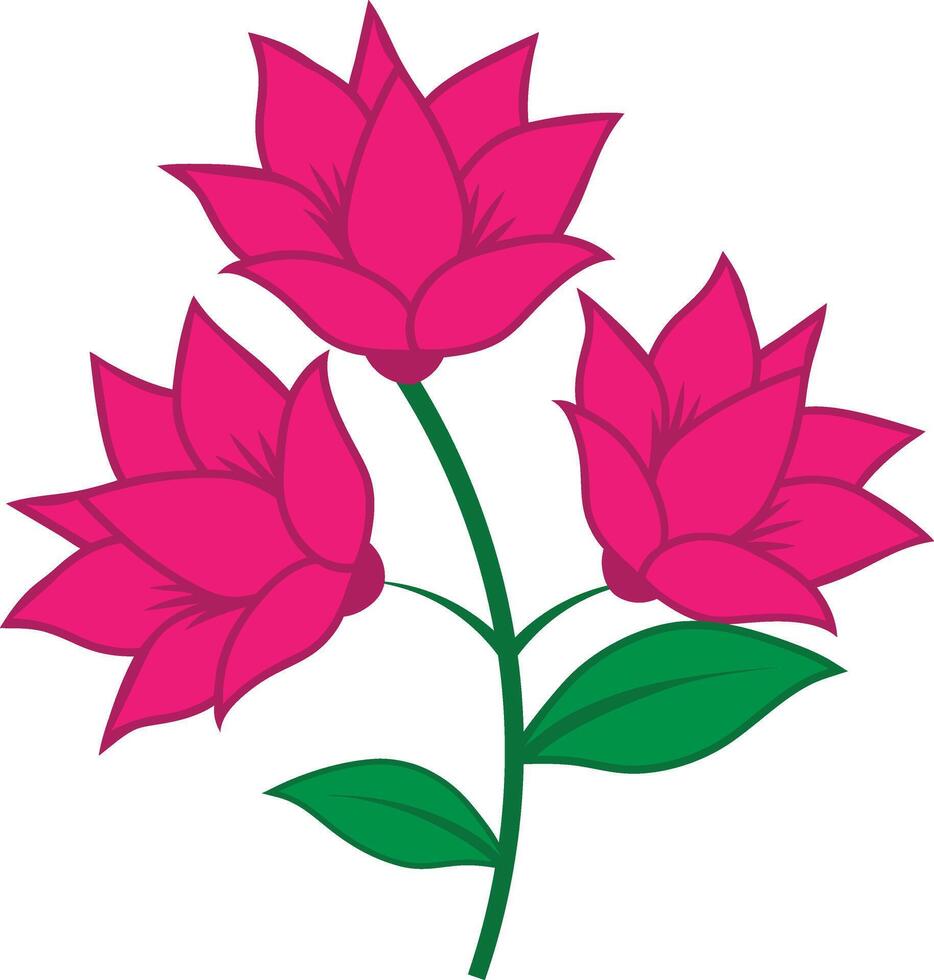 cute flowers clipart vector