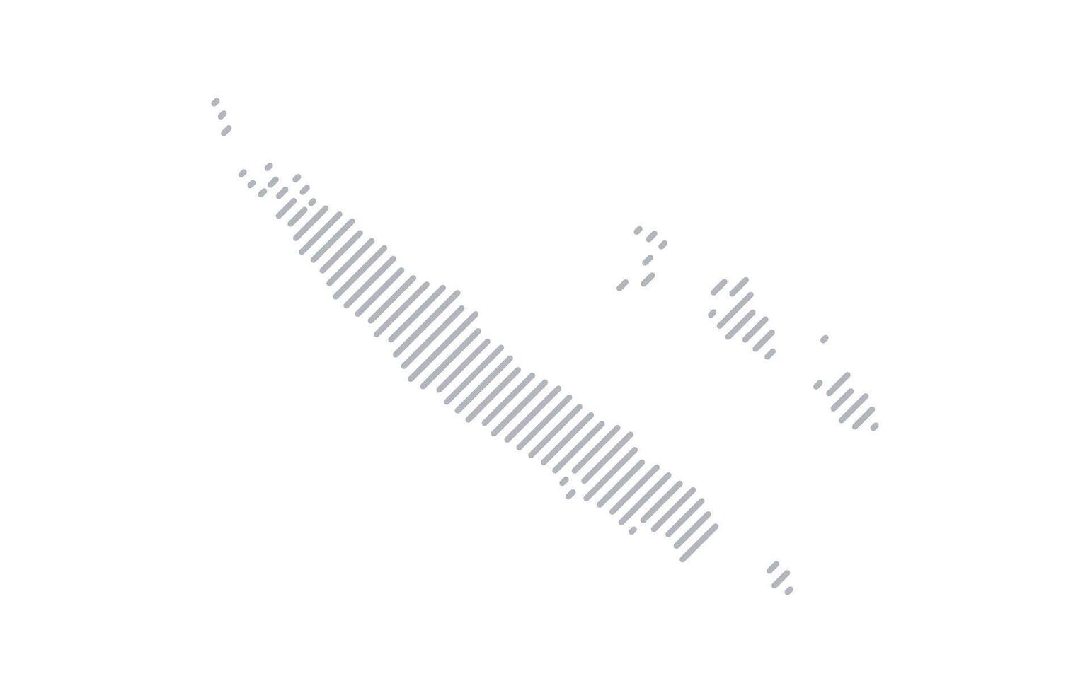 Stylized linear map of New Caledonia in minimalistic style. illustration of the map of the country. vector