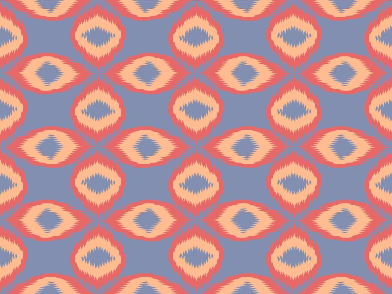 Ikat paisley seamless pattern. geometric ethnic oriental seamless pattern traditional background. Pink tone. Aztec style, embroidery, abstract, illustration. design for texture, fabric, print. vector
