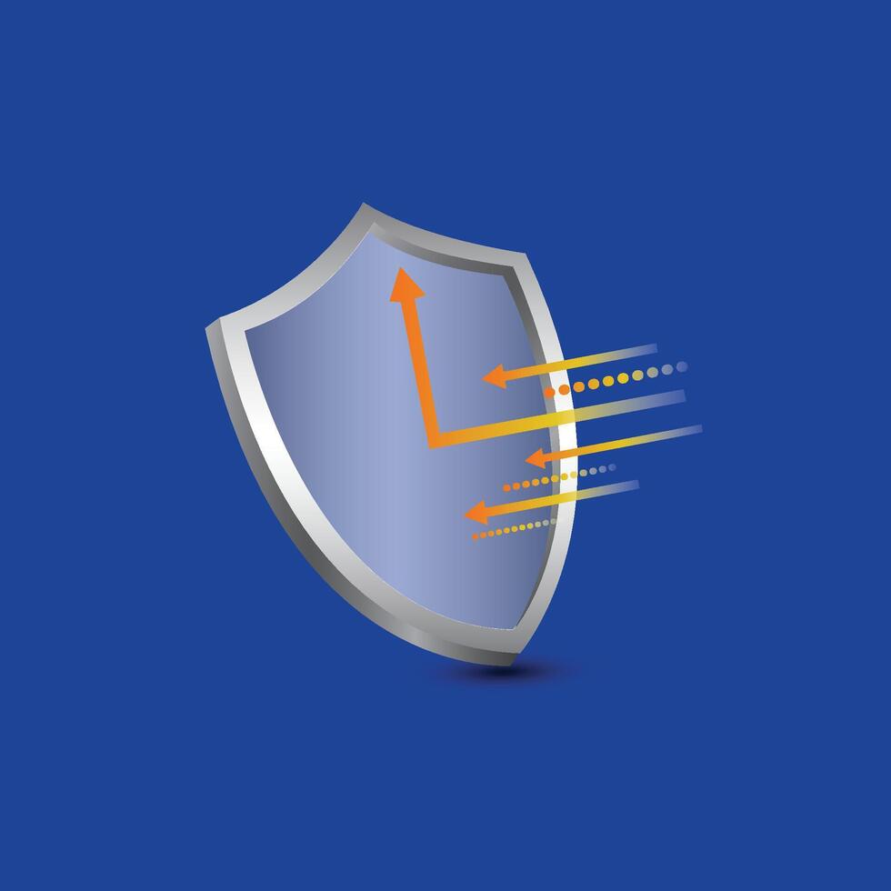 Shield Protection Stock Illustration icon vector