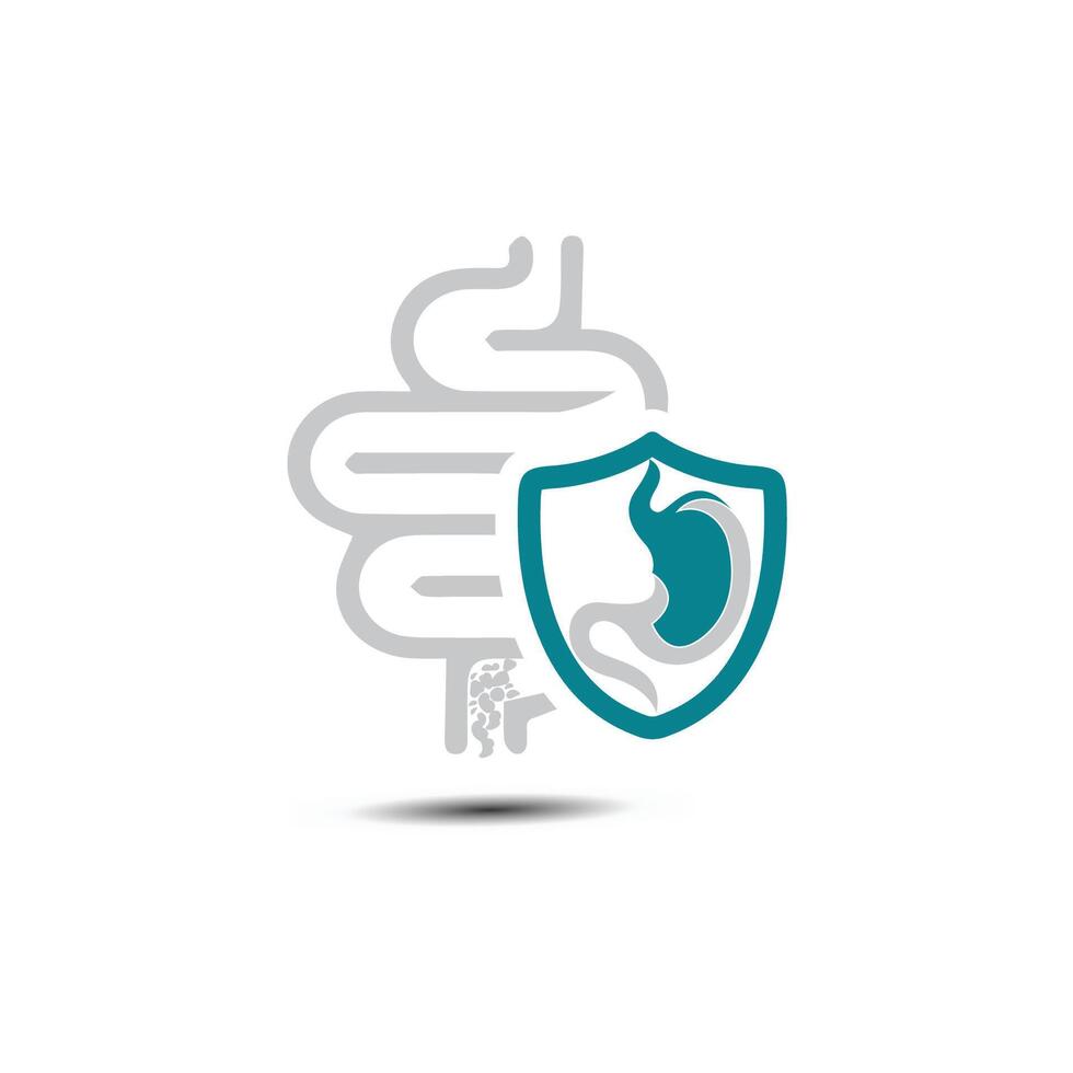 Constipation Icon, liver constipation icon illustration logo vector