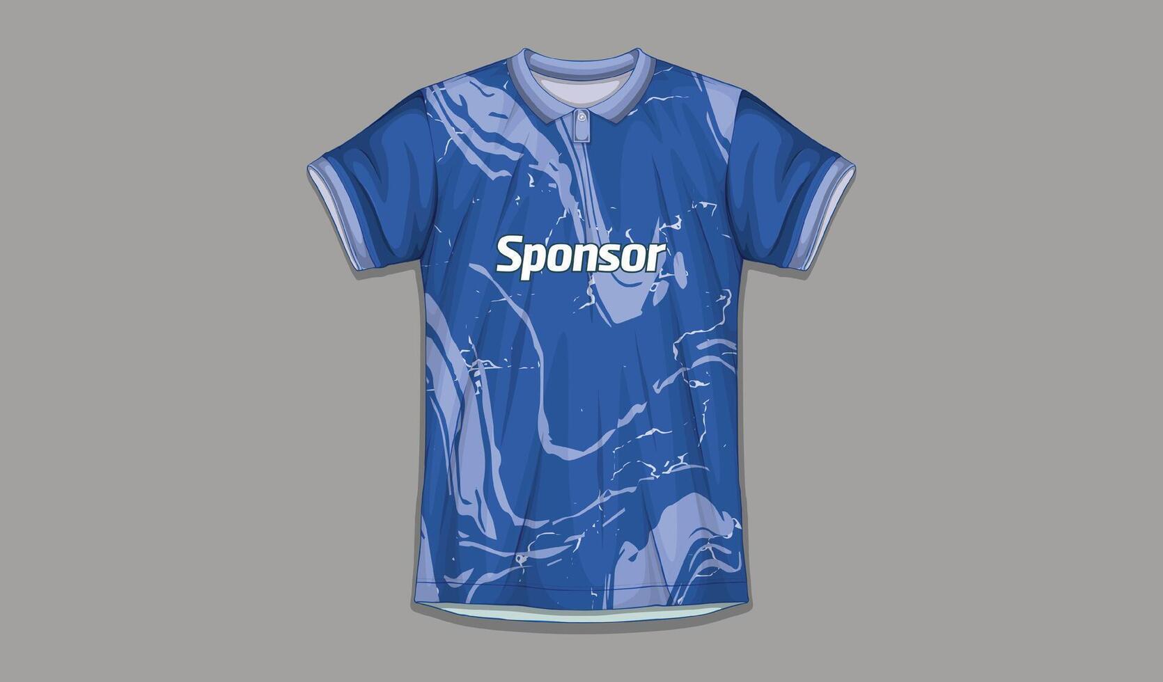 Customizable Football Shirt Design for Sublimation Printing vector