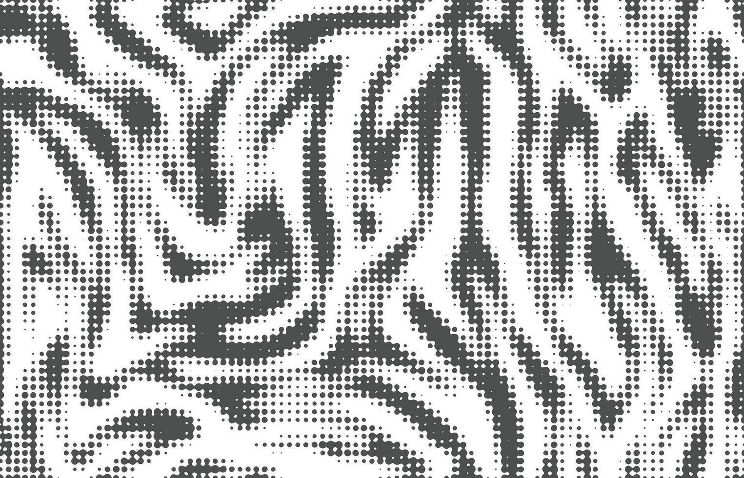 Zebra dot stylish texture. Digital stripe skin, halftone pattern, animal print. Black and white seamless background vector