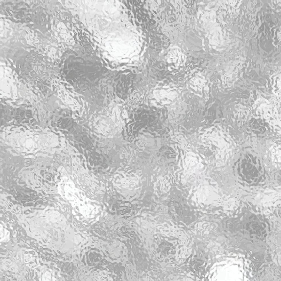 Shiny crumpled foil or silver metallic grain pattern. Matte white and grey frosted glass texture with blur effect. Stained glass tile with glitter effect. Mirrored chrome surface vector