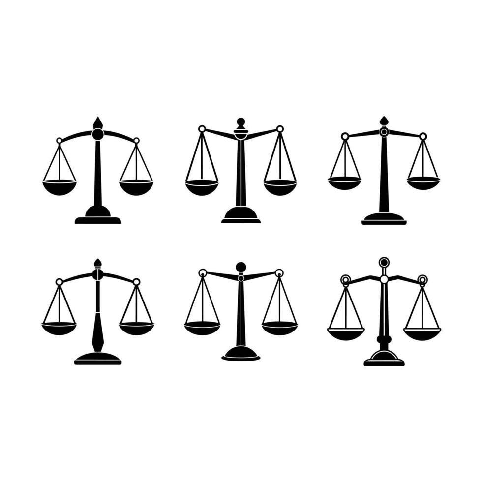 High-quality of a balance scale for creative graphic projects vector