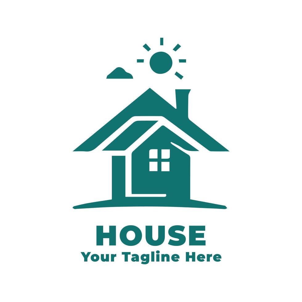 House Logo Simple Design vector
