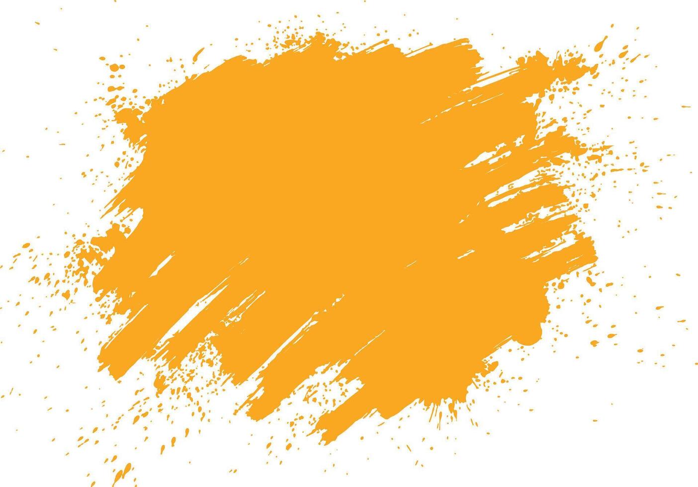 Orange abstract paint texture layout background template. Grunge painting brush strokes design. Suitable for cover, poster, banner, or presentation page. vector