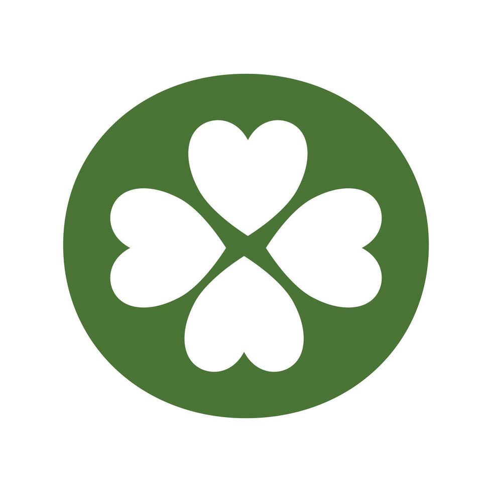 clover icon logo design template vector