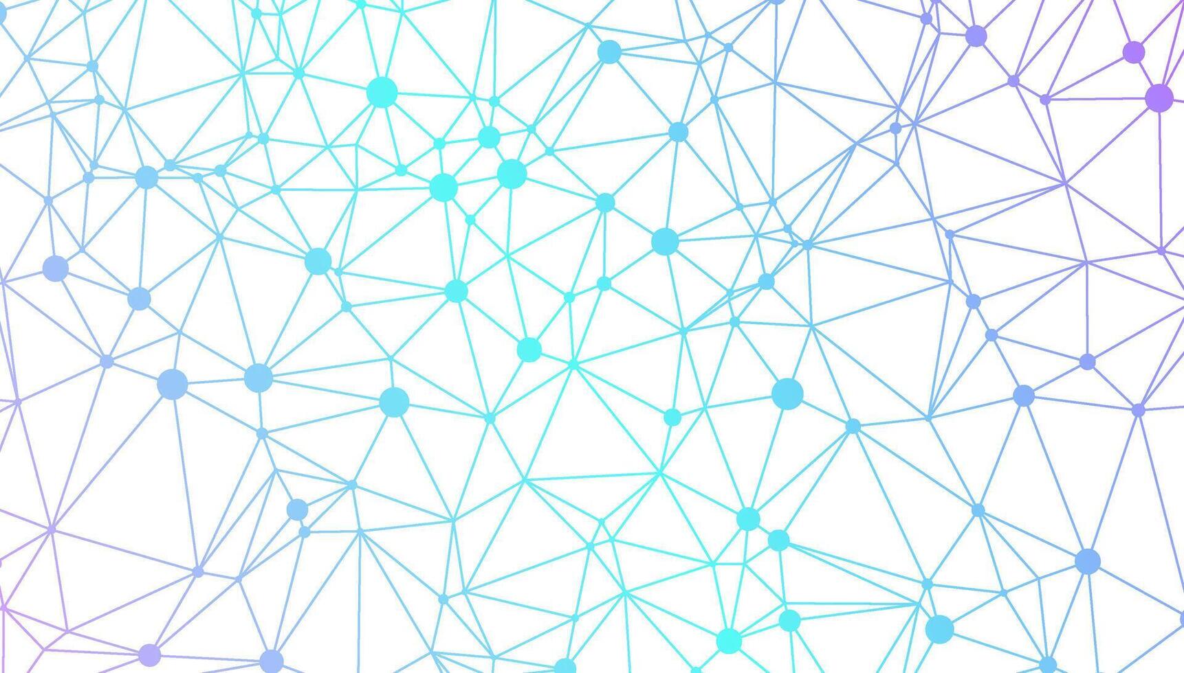 Abstract geometric background with connected nodes and lines. vector
