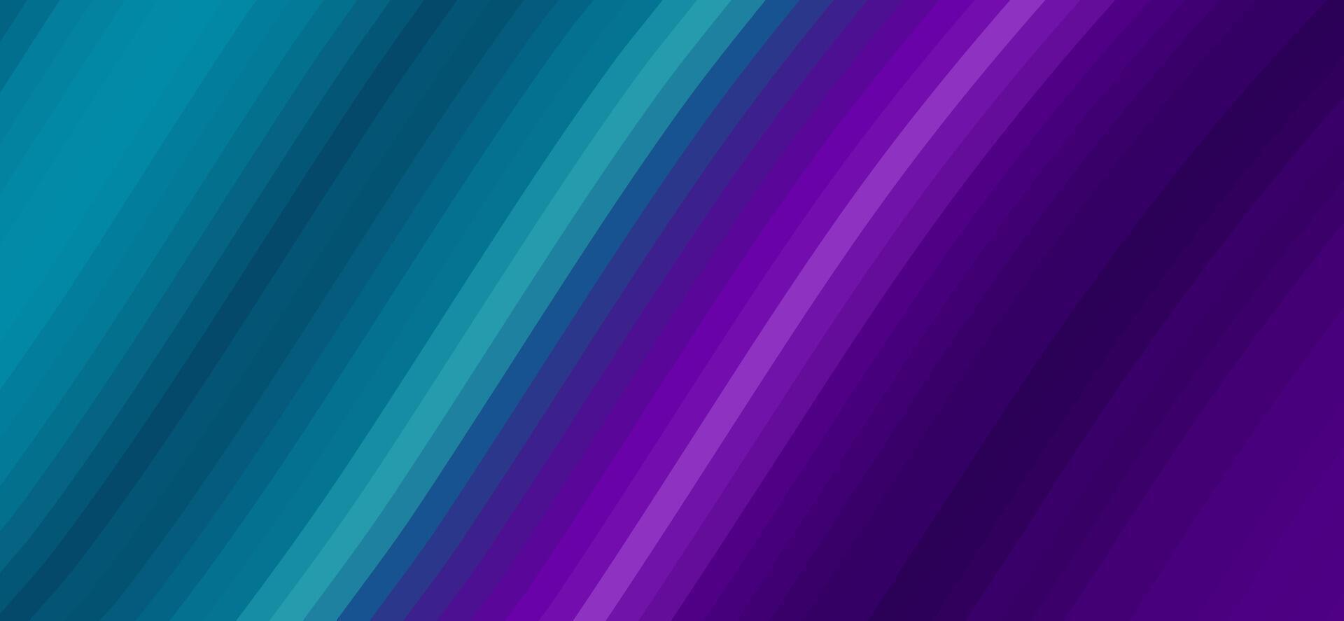 Abstract diagonal stripes background in teal, purple and magenta colors. vector