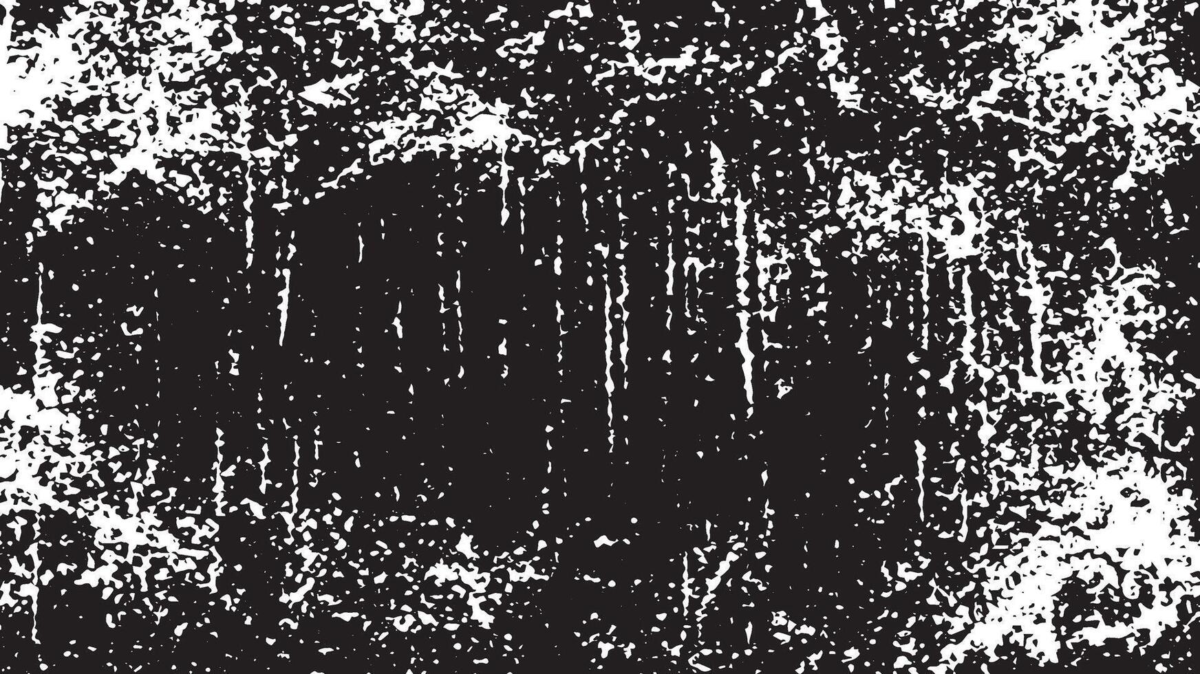 Abstract Black and White Grunge Texture Background vector