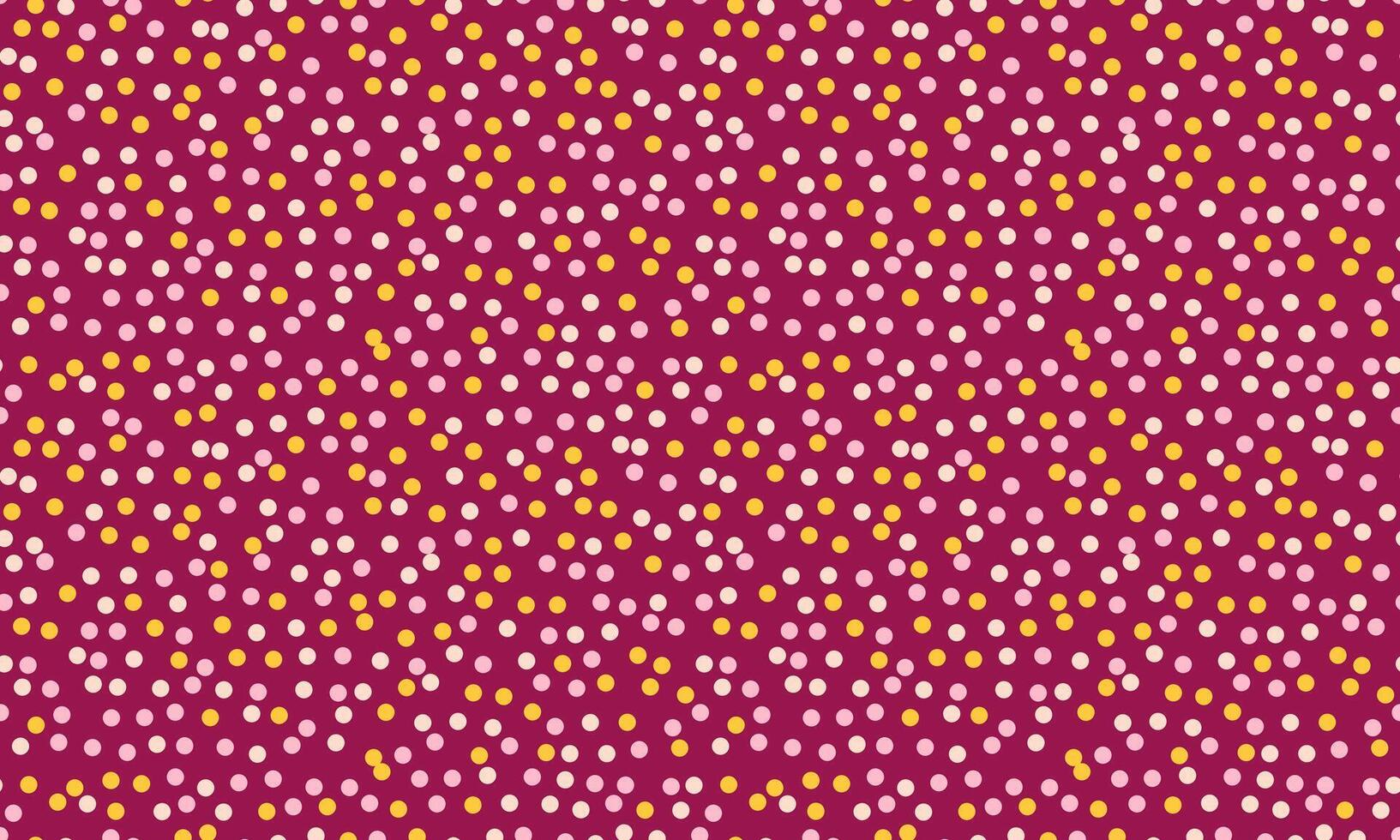 Seamless spotted pattern with abstract round shapes. Ideal for textile fabrics, wallpapers, or poster backgrounds with a creative geometric style. vector