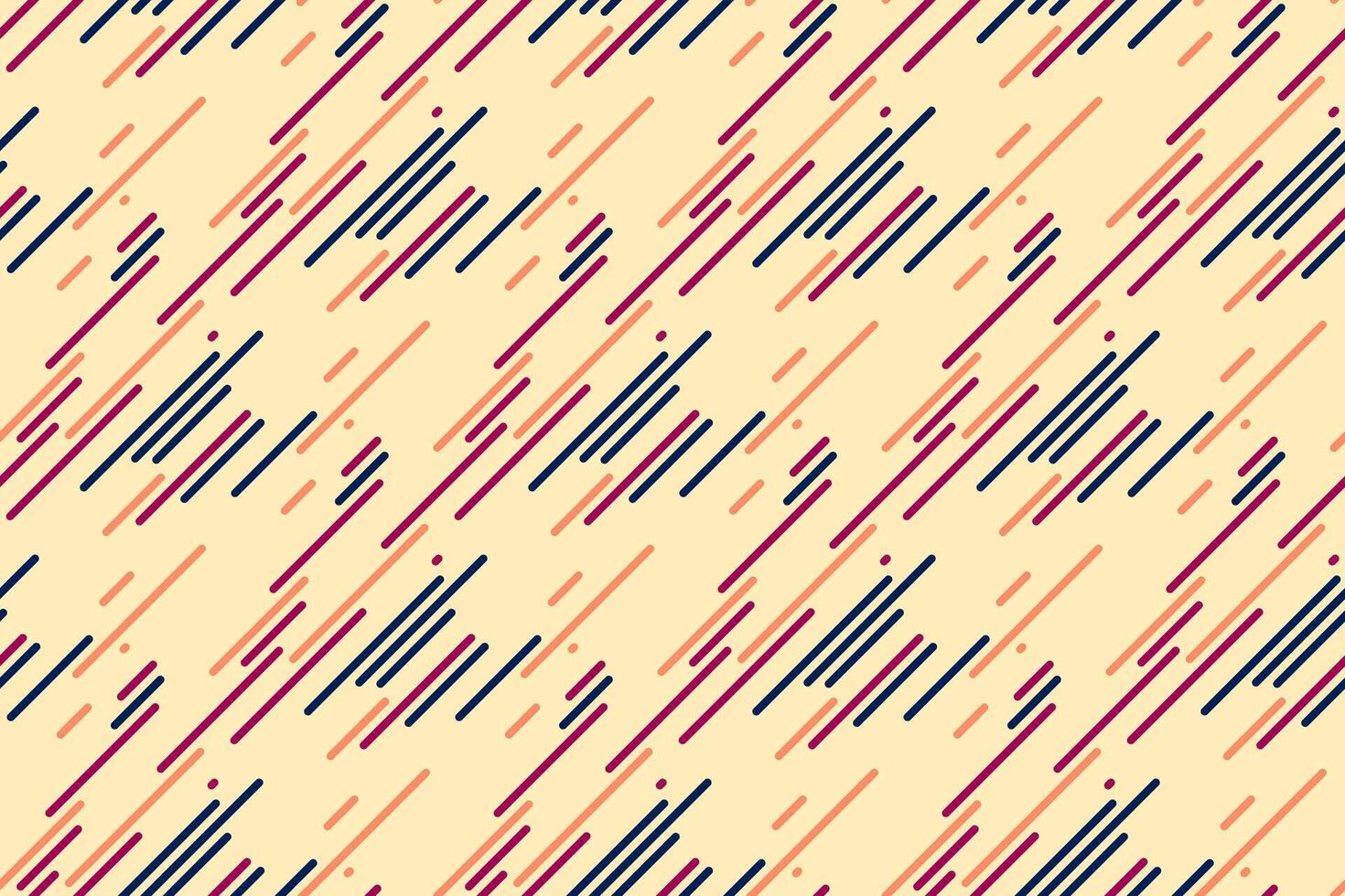 Retro line design with diagonal stripes and bold colours. Perfect for seamless wallpapers, fabric prints, and geometric patterns. vector