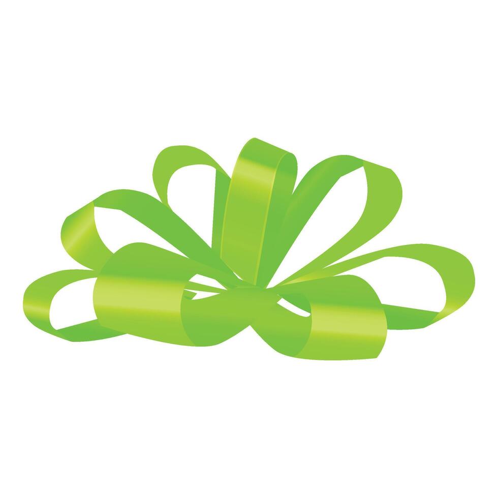 Ribbon bow clipart design isolated on white vector