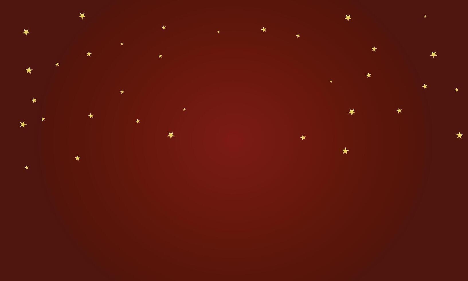 Magic stars overlay Gold stars scattered vector