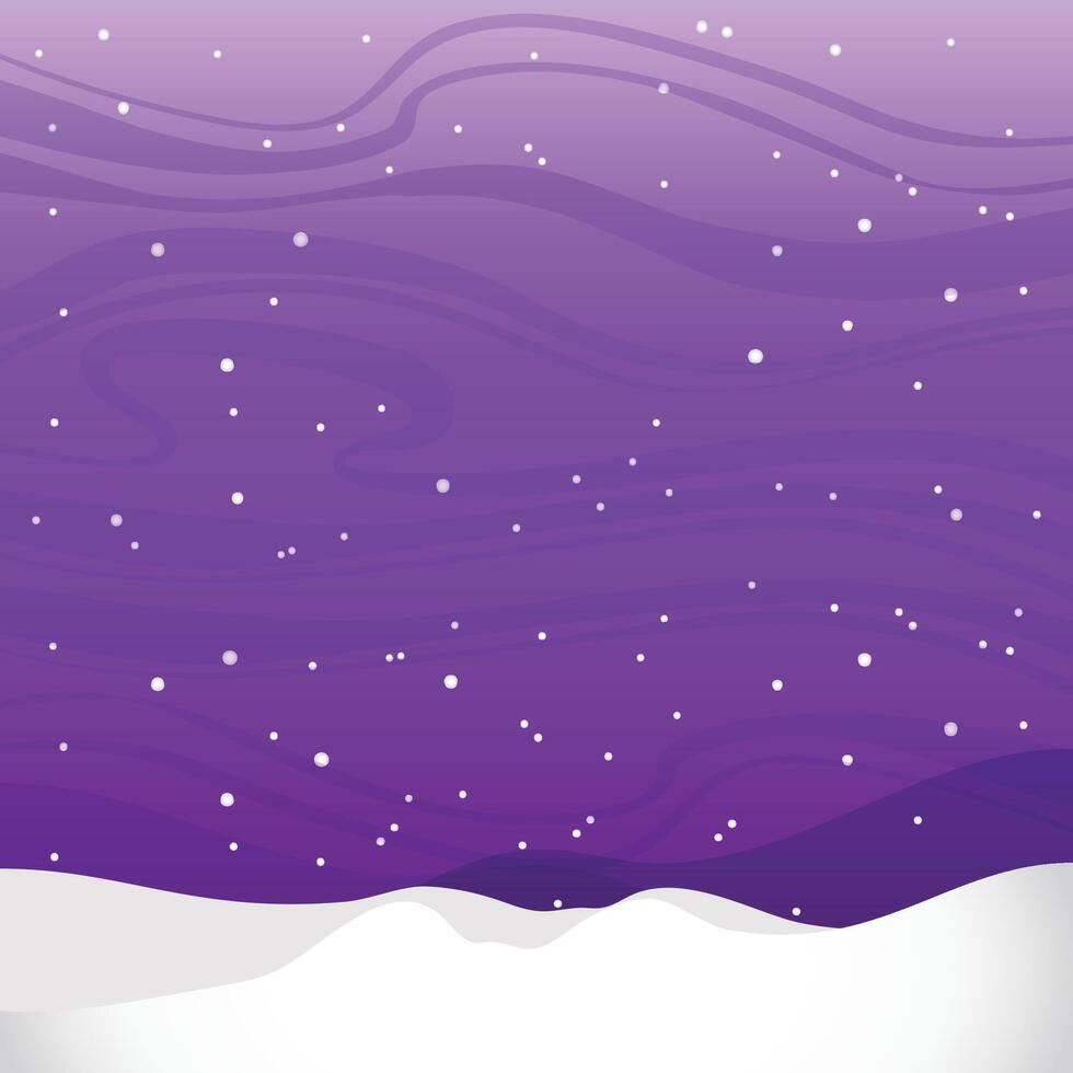 Winter landscape background. Christmas festival design vector