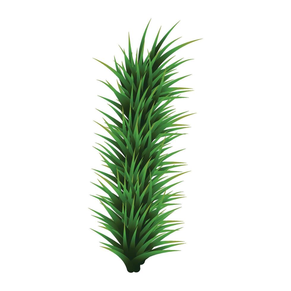 Christmas branch isolated on a white vector