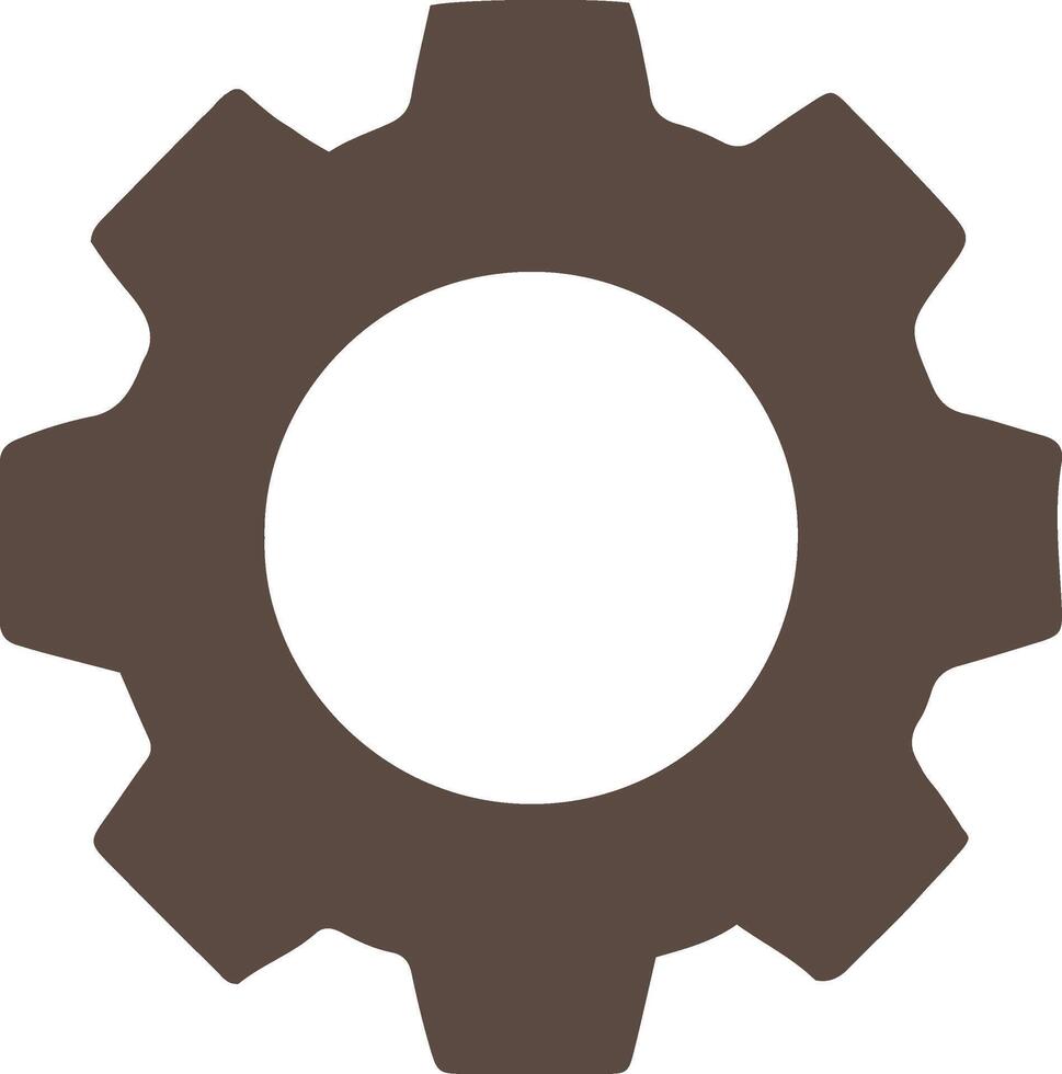 Create cogs icon vector