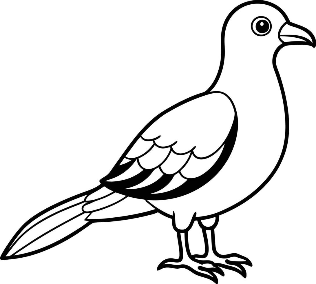 Bird silhoutte icon vector