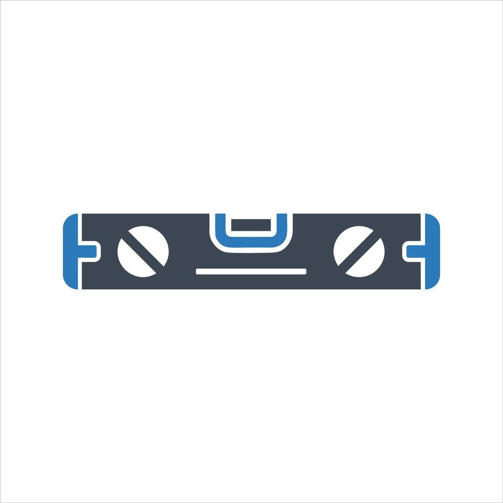 Spirit level icon. Building level icon vector