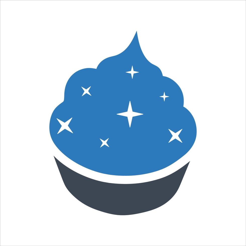 Sparkle foam icon. Skin care icon vector