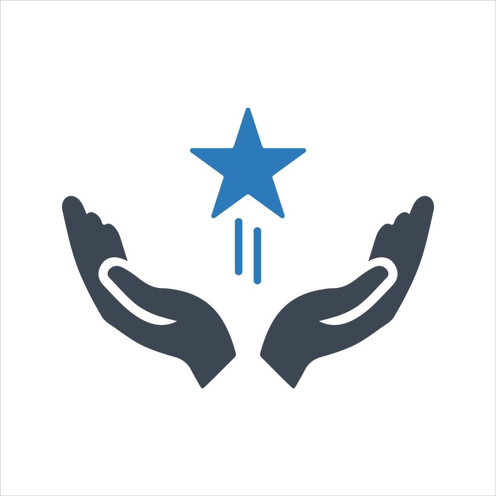 Advantage icon. customer loyalty icon vector