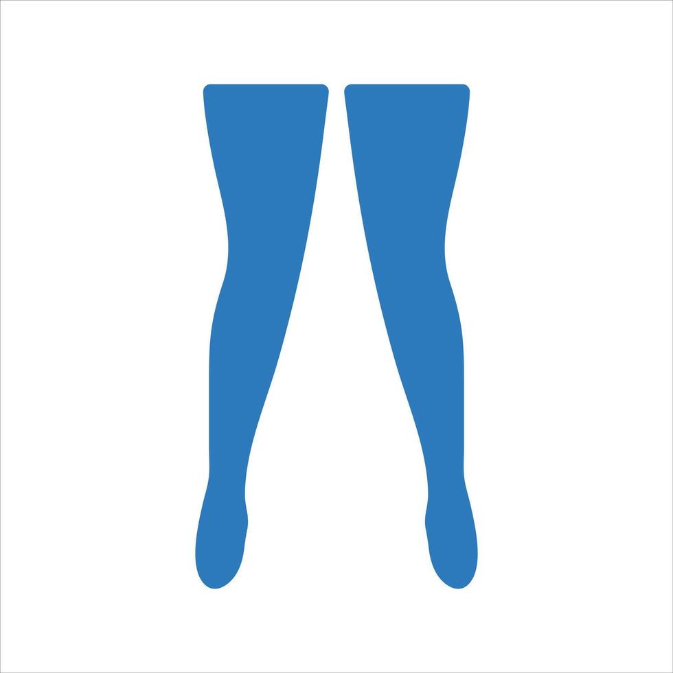 Woman legs icon. Body care icon vector