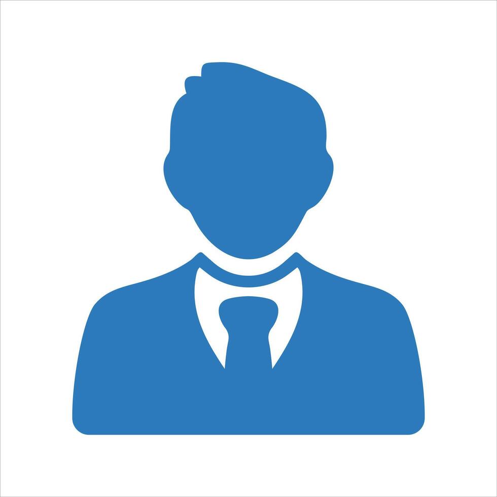 Businessman, officer icon. and glyph vector