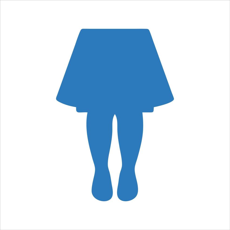 Female foot icon. Spa. Foot care. Woman legs icon vector