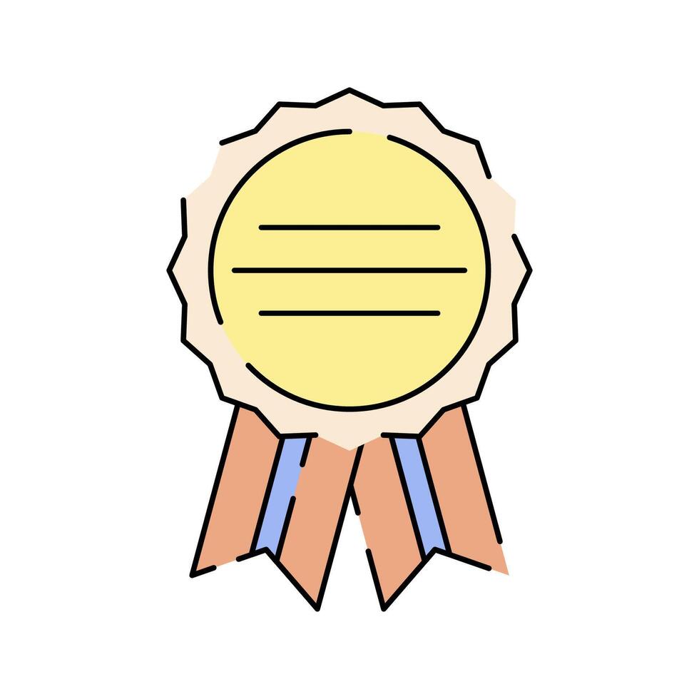 Rating Icon Illustration in Flat Design Style vector