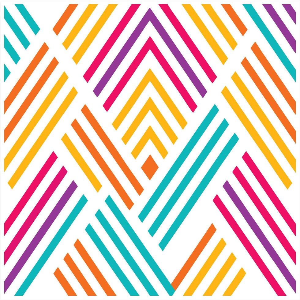 Colorful geometric pattern vector
