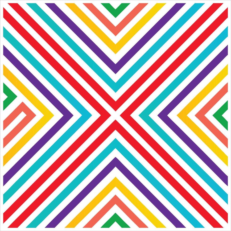 A colorful pattern with diagonal lines vector