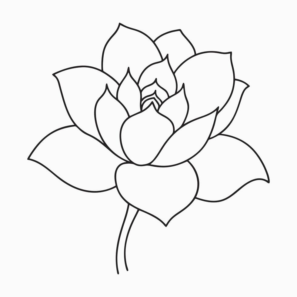 Delicate Floral Bouquet Design vector