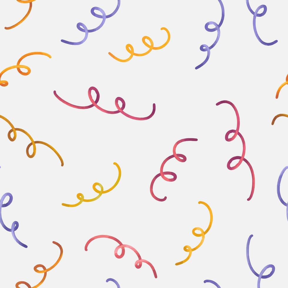 Confetti party element seamless pattern background design. vector