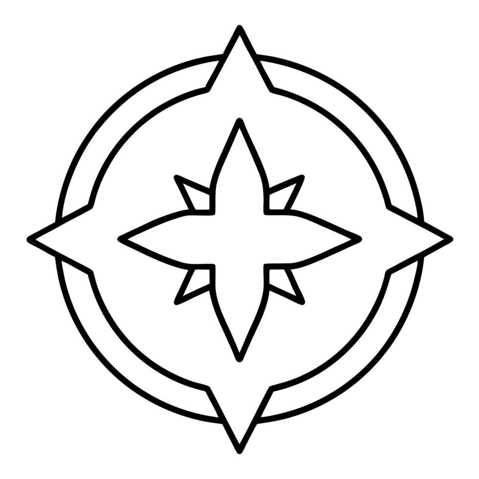 purpose very simple icon, illustration line art vector